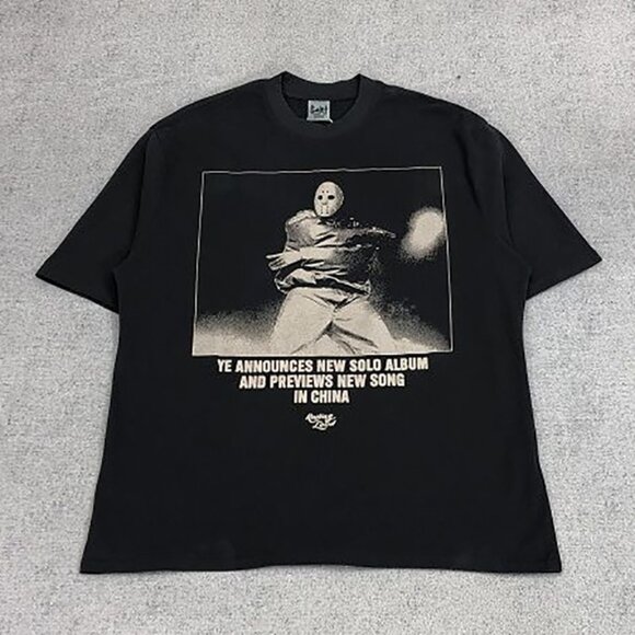 Kanye West Listening Session Printed T Shirt Short Sleeves